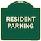 Signmission Parking Resident Parking Heavy-Gauge Aluminum Architectural Sign, 18" x 18", G-1818-23356 A-DES-G-1818-23356 - alternate 1
